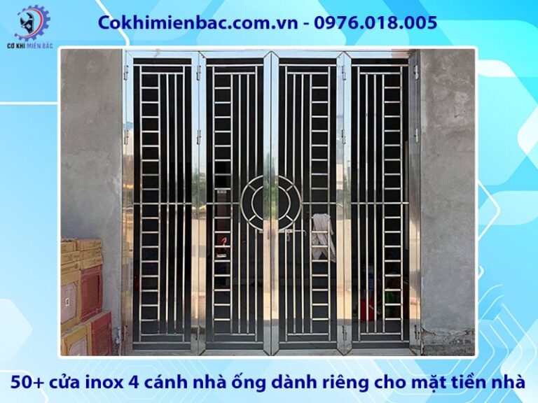 50+ cửa inox 4 cánh nhà ống dành riêng cho mặt tiền nhà