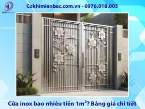 Cửa inox bao nhiêu tiền 1m2? Bảng giá chi tiết năm 2025