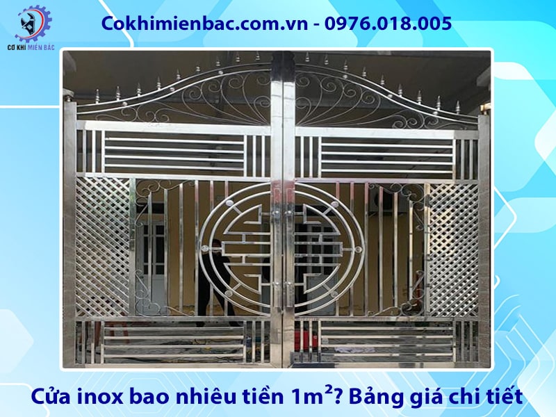 Cửa inox bao nhiêu tiền 1m2? Bảng giá chi tiết năm 2025