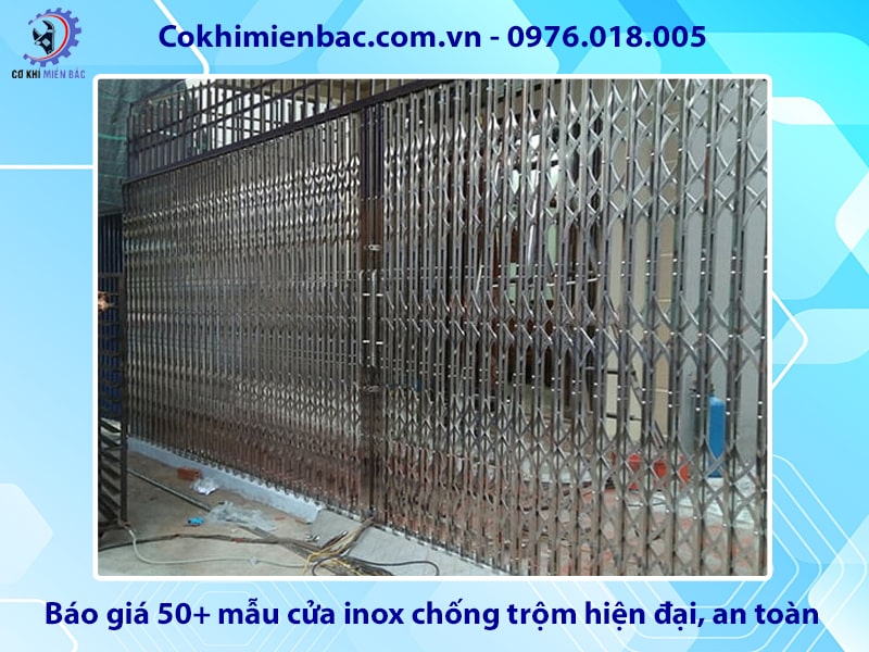 Báo giá 50+ mẫu cửa inox chống trộm hiện đại, an toàn, tiện nghi Báo giá 50+ mẫu cửa inox chống trộm hiện đại, an toàn, tiện nghi
