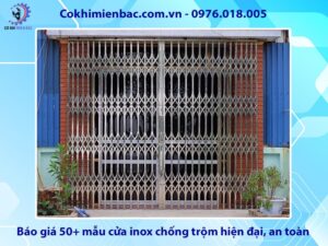 Báo giá 50+ mẫu cửa inox chống trộm hiện đại, an toàn, tiện nghi