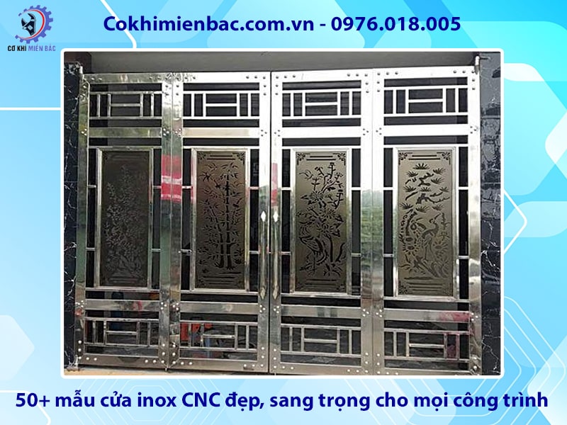 50+ mẫu cửa inox CNC đẹp, sang trọng cho mọi công trình 50+ mẫu cửa inox CNC đẹp, sang trọng cho mọi công trình