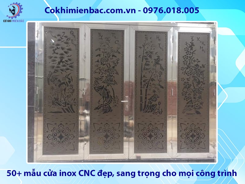 50+ mẫu cửa inox CNC đẹp, sang trọng cho mọi công trình 50+ mẫu cửa inox CNC đẹp, sang trọng cho mọi công trình