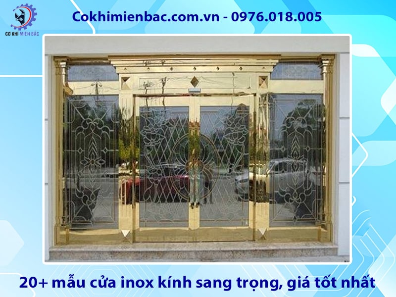 20+ mẫu cửa inox kính sang trọng, giá tốt nhất 2025