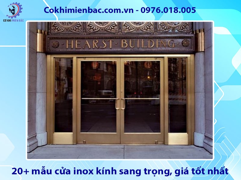 20+ mẫu cửa inox kính sang trọng, giá tốt nhất 2025