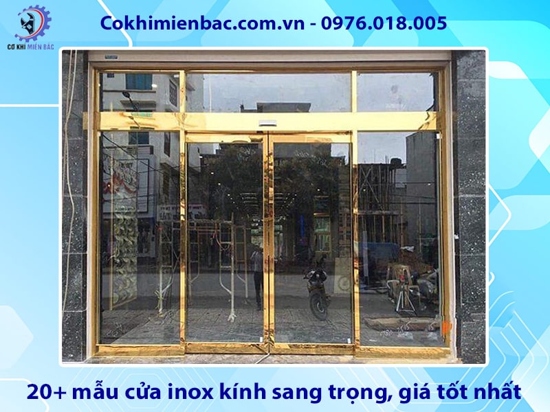 20+ mẫu cửa inox kính sang trọng, giá tốt nhất 2025