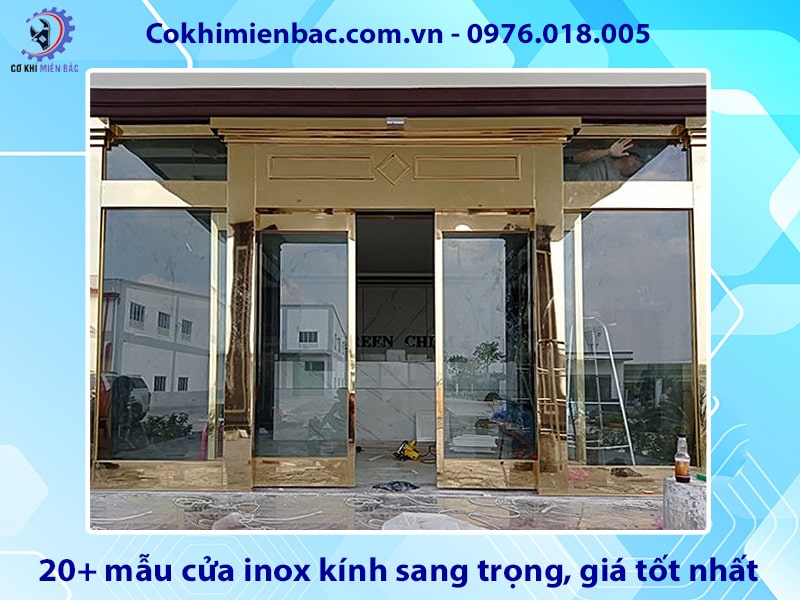 20+ mẫu cửa inox kính sang trọng, giá tốt nhất 2025