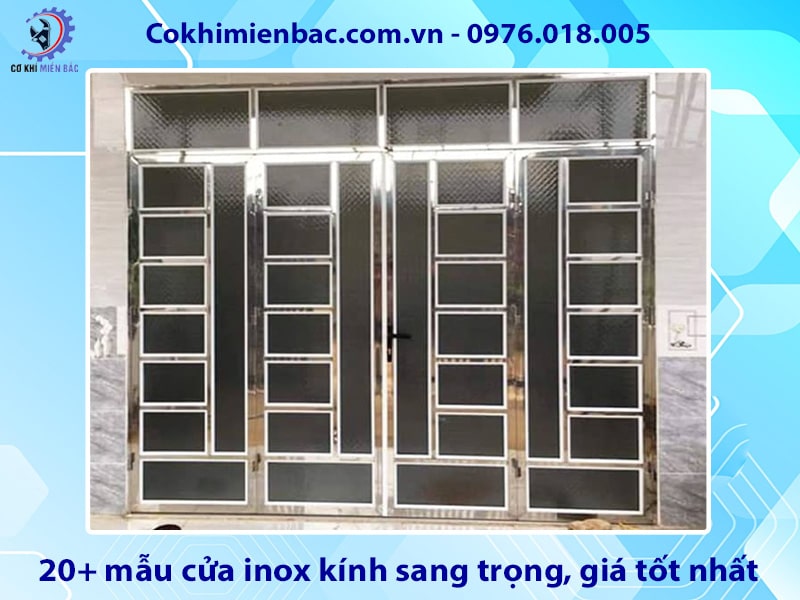 20+ mẫu cửa inox kính sang trọng, giá tốt nhất 2025