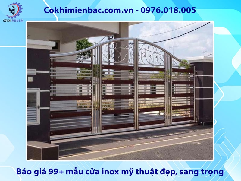 Báo giá 99+ mẫu cửa inox mỹ thuật đẹp, sang trọng, mới nhất 2025 Báo giá 99+ mẫu cửa inox mỹ thuật đẹp, sang trọng, mới nhất 2025