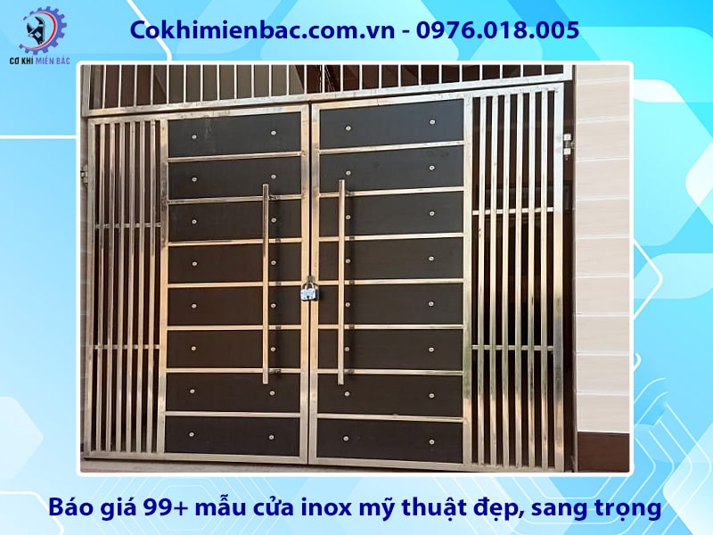 Báo giá 99+ mẫu cửa inox mỹ thuật đẹp, sang trọng, mới nhất 2025 Báo giá 99+ mẫu cửa inox mỹ thuật đẹp, sang trọng, mới nhất 2025