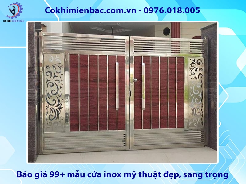 Báo giá 99+ mẫu cửa inox mỹ thuật đẹp, sang trọng, mới nhất 2025 Báo giá 99+ mẫu cửa inox mỹ thuật đẹp, sang trọng, mới nhất 2025