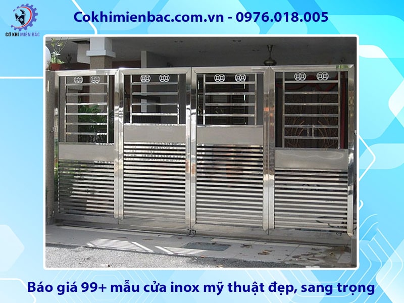 Báo giá 99+ mẫu cửa inox mỹ thuật đẹp, sang trọng, mới nhất 2025 Báo giá 99+ mẫu cửa inox mỹ thuật đẹp, sang trọng, mới nhất 2025