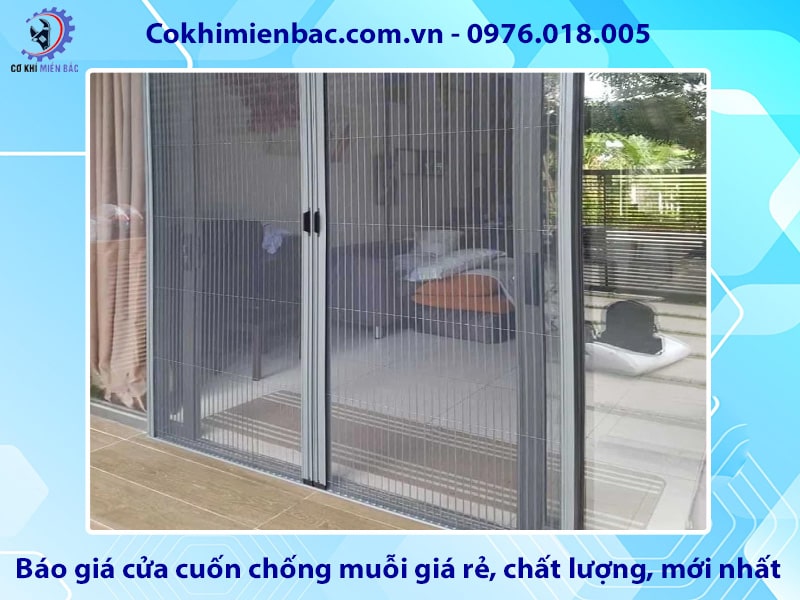 Báo giá cửa cuốn chống muỗi giá rẻ, chất lượng, mới nhất 2025