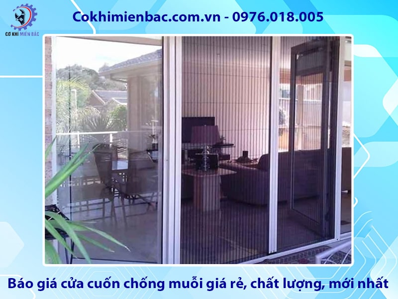 Báo giá cửa cuốn chống muỗi giá rẻ, chất lượng, mới nhất 2025