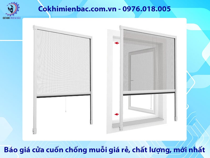 Báo giá cửa cuốn chống muỗi giá rẻ, chất lượng, mới nhất 2025