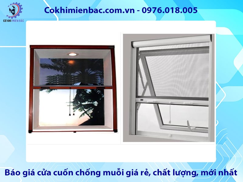 Báo giá cửa cuốn chống muỗi giá rẻ, chất lượng, mới nhất 2025