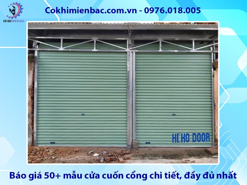 Báo giá 50+ mẫu cửa cuốn cổng chi tiết, đầy đủ nhất