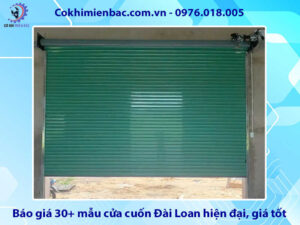 Báo giá 30+ mẫu cửa cuốn Đài Loan hiện đại, giá tốt