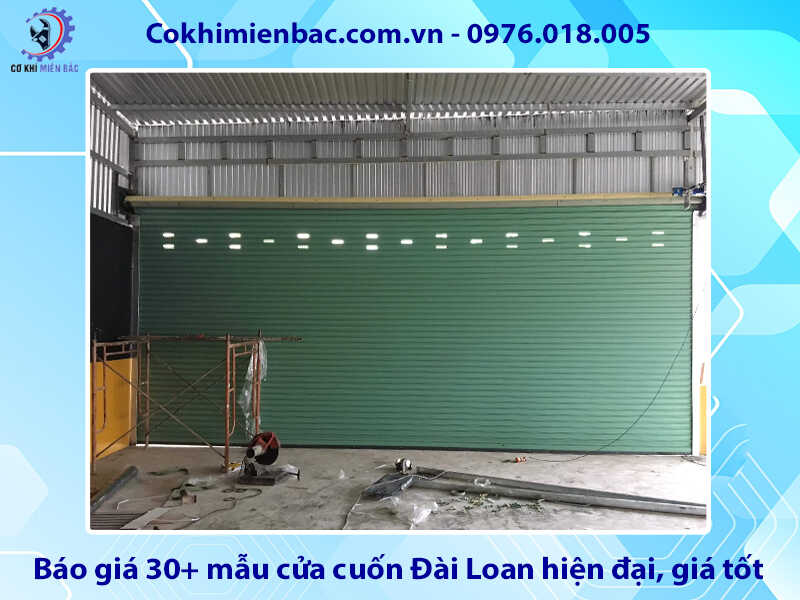 Báo giá 30+ mẫu cửa cuốn Đài Loan hiện đại, giá tốt