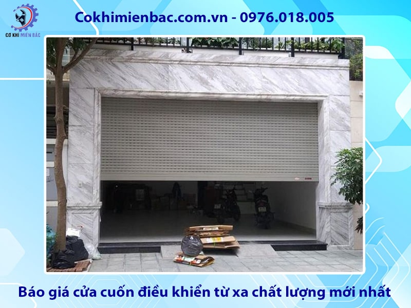 Báo giá cửa cuốn điều khiển từ xa chất lượng mới nhất 2025 Báo giá cửa cuốn điều khiển từ xa chất lượng mới nhất 2025
