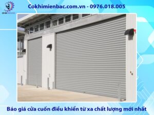 Báo giá cửa cuốn điều khiển từ xa chất lượng mới nhất 2025