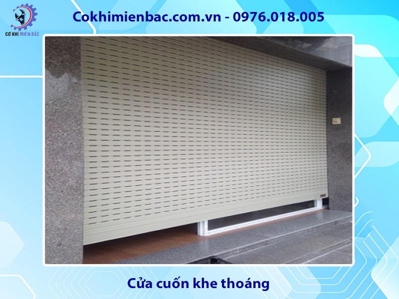 Cửa cuốn Austdoor khe thoáng Cửa cuốn Austdoor khe thoáng