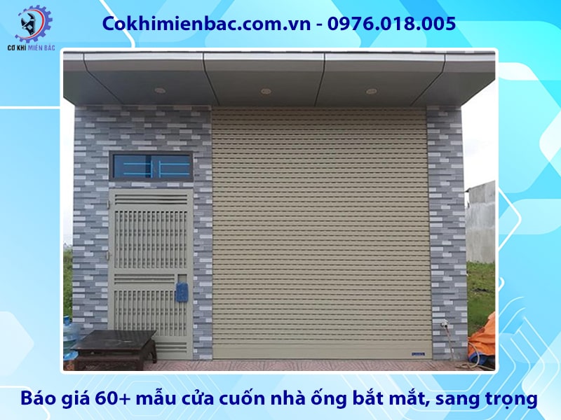 Báo giá 60+ mẫu cửa cuốn nhà ống bắt mắt, sang trọng