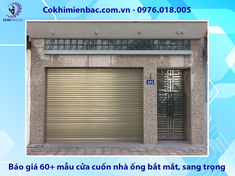 Báo giá 60+ mẫu cửa cuốn nhà ống bắt mắt, sang trọng