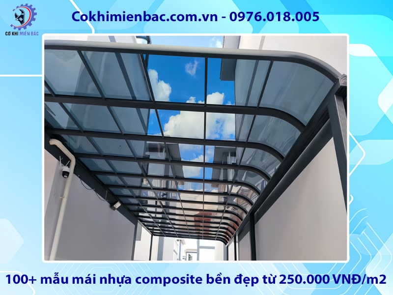 100+ mẫu mái nhựa composite bền đẹp từ 250.000 VNĐ/m2