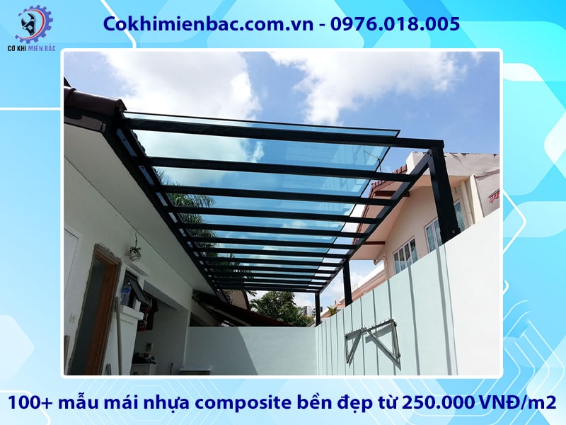 100+ mẫu mái nhựa composite bền đẹp từ 250.000 VNĐ/m2