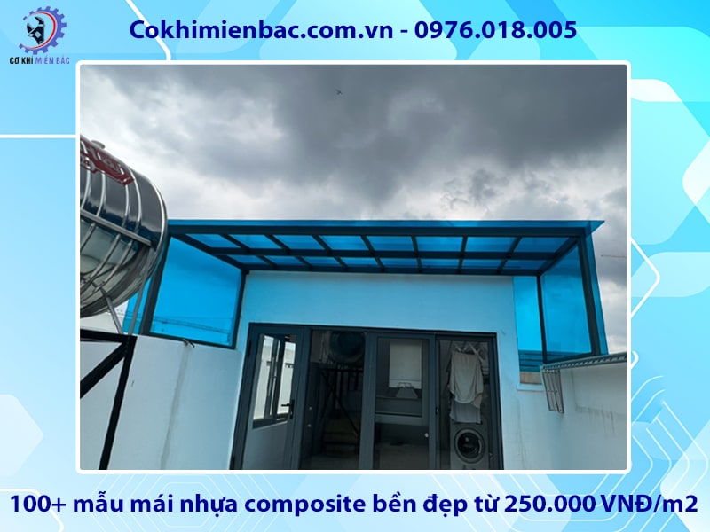 100+ mẫu mái nhựa composite bền đẹp từ 250.000 VNĐ/m2