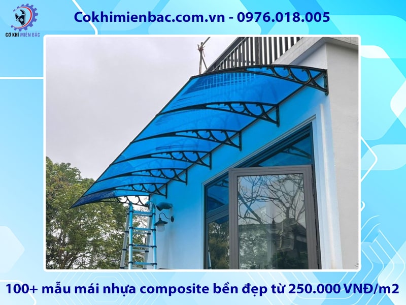 100+ mẫu mái nhựa composite bền đẹp từ 250.000 VNĐ/m2
