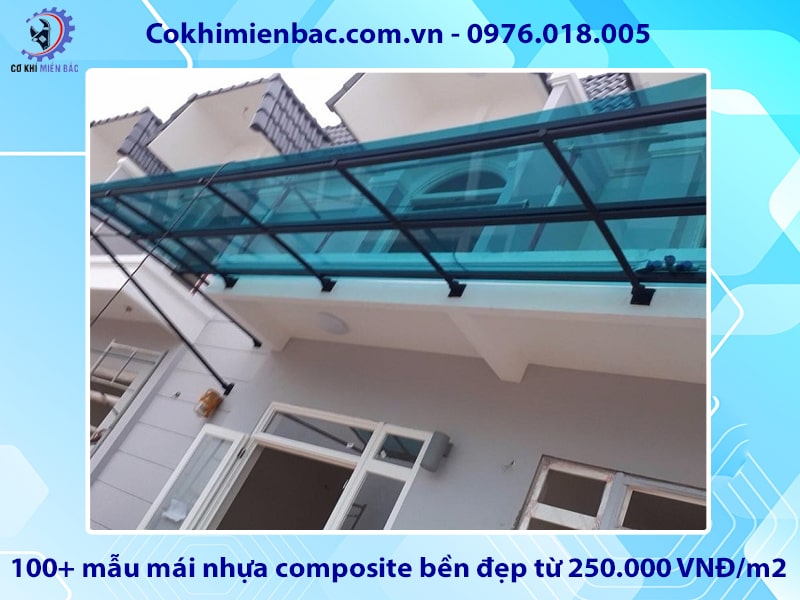 100+ mẫu mái nhựa composite bền đẹp từ 250.000 VNĐ/m2