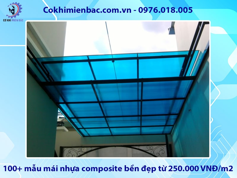 100+ mẫu mái nhựa composite bền đẹp từ 250.000 VNĐ/m2