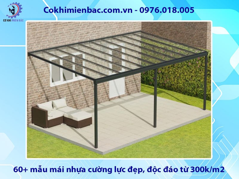 60+ mẫu mái nhựa cường lực đẹp, độc đáo từ 300k/m2 60+ mẫu mái nhựa cường lực đẹp, độc đáo từ 300k/m2