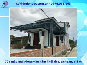 70+ mẫu mái nhựa màu xám khói đẹp, an toàn, giá rẻ