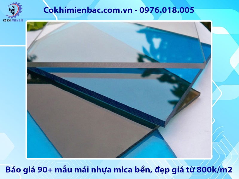 Báo giá 90+ mẫu mái nhựa mica bền, đẹp giá từ 800k/m2 Báo giá 90+ mẫu mái nhựa mica bền, đẹp giá từ 800k/m2