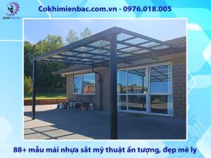 88+ mẫu mái nhựa sắt mỹ thuật ấn tượng, đẹp mê ly