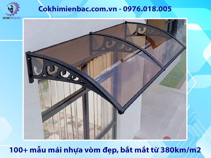 Báo giá 100+ mẫu mái nhựa vòm đẹp, bắt mắt từ 380km/m2 Báo giá 100+ mẫu mái nhựa vòm đẹp, bắt mắt từ 380km/m2