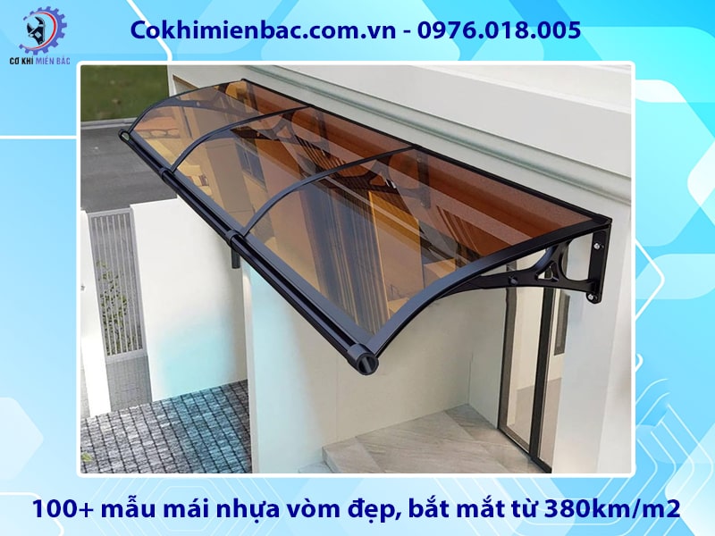 Báo giá 100+ mẫu mái nhựa vòm đẹp, bắt mắt từ 380km/m2 Báo giá 100+ mẫu mái nhựa vòm đẹp, bắt mắt từ 380km/m2