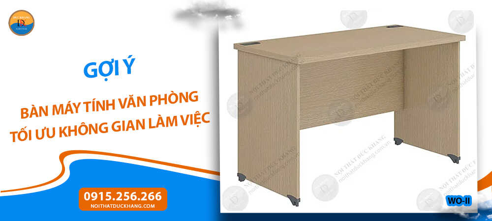 Bàn máy tính văn phòng kiểu tối giản Bàn máy tính văn phòng kiểu tối giản