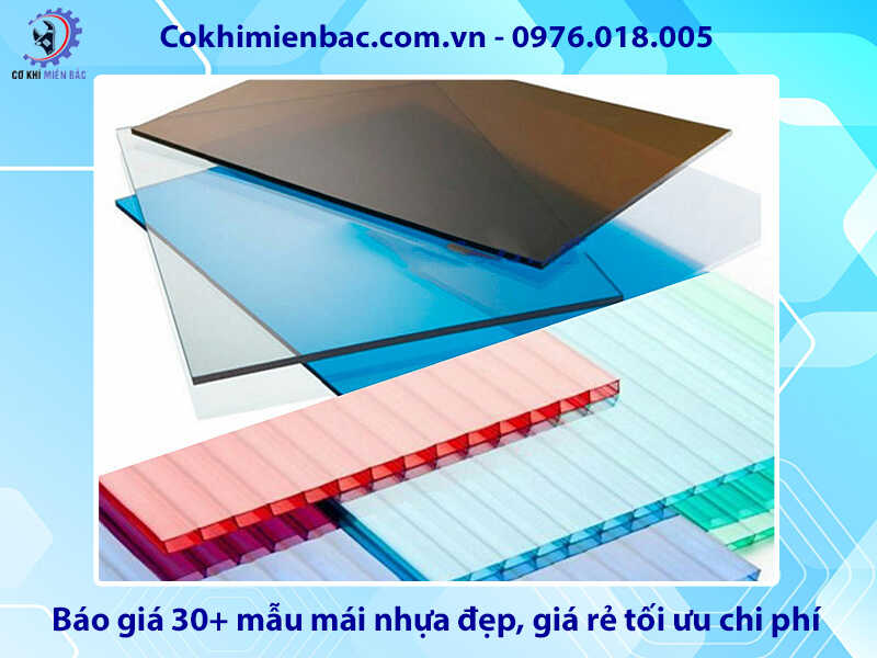 Báo giá 30+ mẫu mái nhựa đẹp, giá rẻ tối ưu chi phí 2026