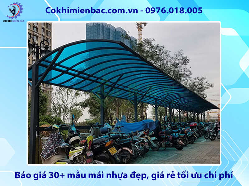 Báo giá 30+ mẫu mái nhựa đẹp, giá rẻ tối ưu chi phí 2026