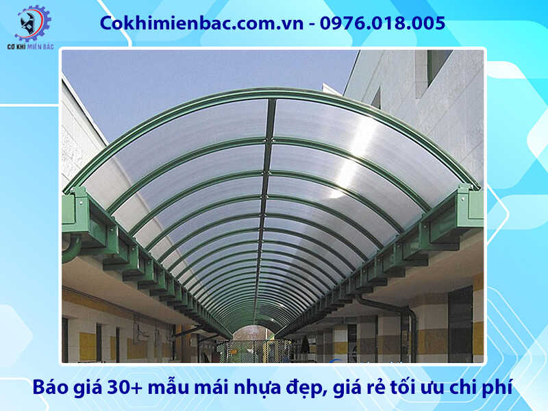 Báo giá 30+ mẫu mái nhựa đẹp, giá rẻ tối ưu chi phí 2026