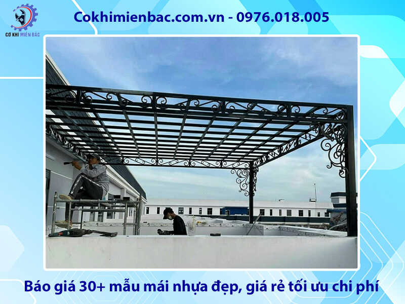 Báo giá 30+ mẫu mái nhựa đẹp, giá rẻ tối ưu chi phí 2026