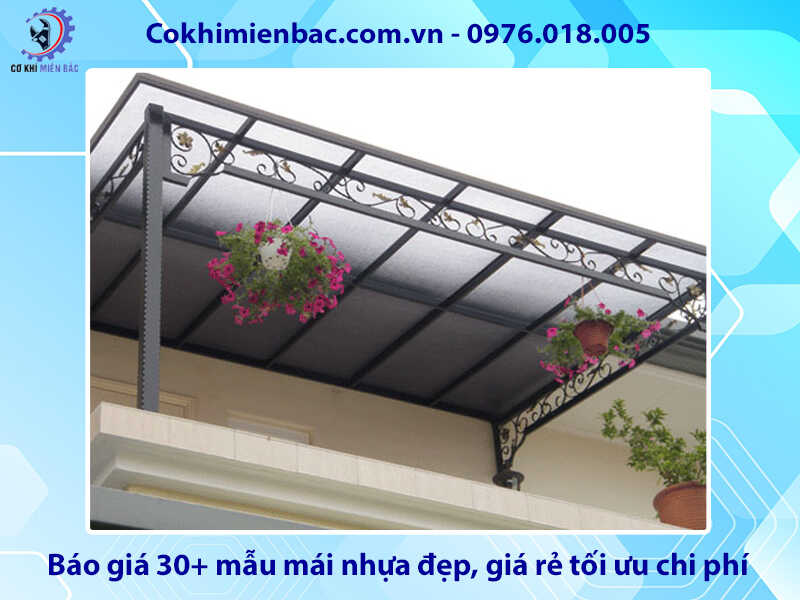 Báo giá 30+ mẫu mái nhựa đẹp, giá rẻ tối ưu chi phí 2026