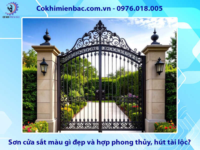 Sơn cửa sắt màu gì đẹp và hợp phong thủy, hút tài lộc?
