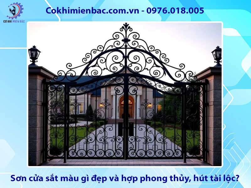 Sơn cửa sắt màu gì đẹp và hợp phong thủy, hút tài lộc?