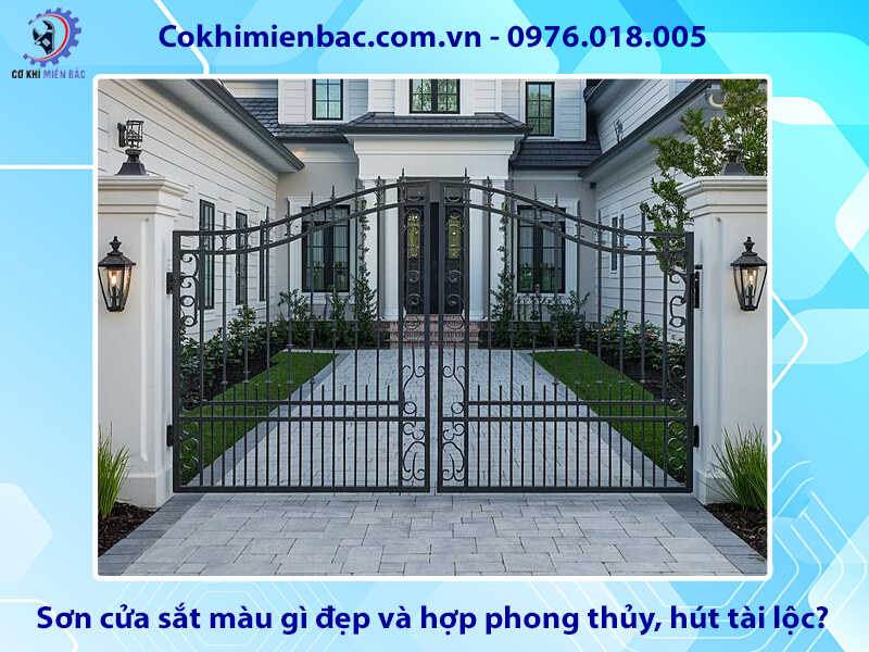 Sơn cửa sắt màu gì đẹp và hợp phong thủy, hút tài lộc?