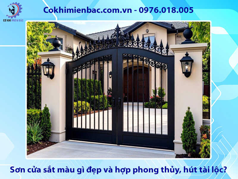 Sơn cửa sắt màu gì đẹp và hợp phong thủy, hút tài lộc?